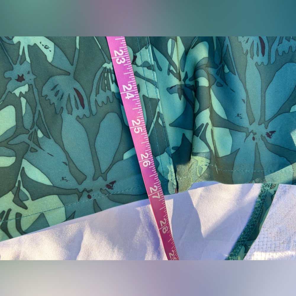 RipSkirt Hawaii Wrap Skirt Length 3 Midi CAMO FLORAL GREEN Size XL Vacation - Picture 3 of 6